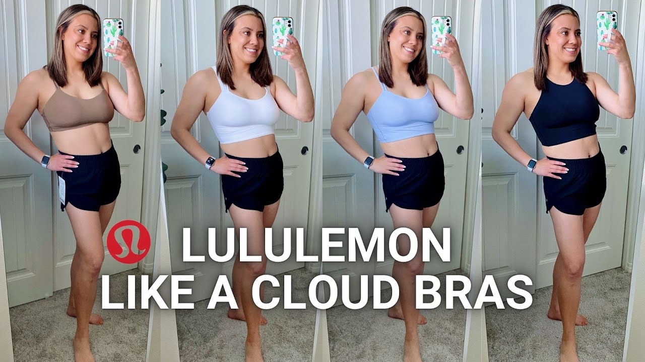 LULULEMON TRY-ON HAUL  Like a Cloud Bras 