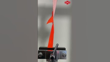 breaking strength and tear strength of white lamination test｜ test result display｜ strength#shorts