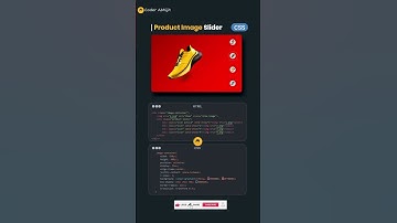 CSS Product Image Slider in 30 Seconds! 😍 #shots #shortvideo #html #css