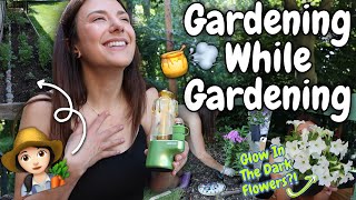Gardening 👩‍🌾 While Gardening 🍃💨 Ep.3 | the one where the flowers get planted + garden updates!
