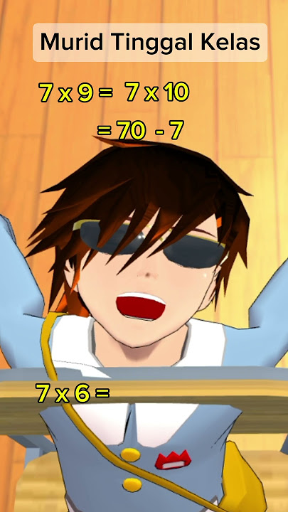 Hitung Perkalian mudah #pov #comedy #funny #sakuraschoolsimulator #ngakak #stitchtricks