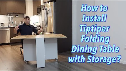 How to Install Tiptiper Folding Dining Table with Storage? - DayDayNews