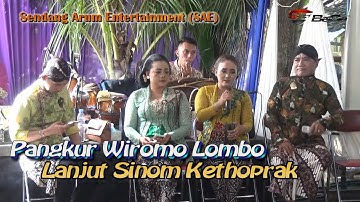 Pangkur Wiromo Lombo ljt Sinom Kethoprak // Sendang Arum Entertainment  (SAE)