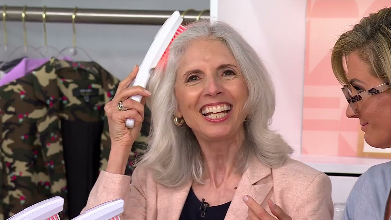 Hairmax Pro 12 Hair Growth LaserComb Device on QVC - YouTube