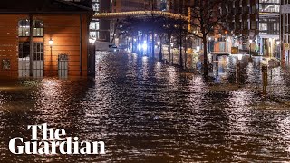 Hamburg hit by heavy floods in north Europe storm