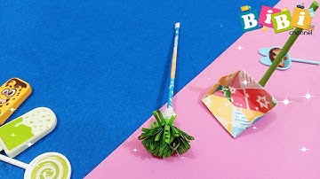 LÀM BỘ ĐỒ CHƠI QUÉT NHÀ - Make a house sweeper toy I BIBI CHANNEL