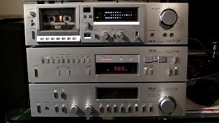 Akai AM-U55 Akai AT-S55 Akai GK-F35 Akai AP-D40 review
