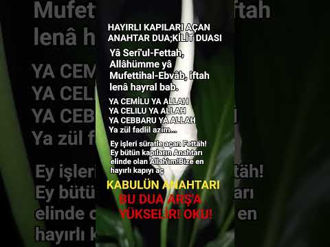 "Allah Bu Duayı Geri Çevirmez” #islamicvideo