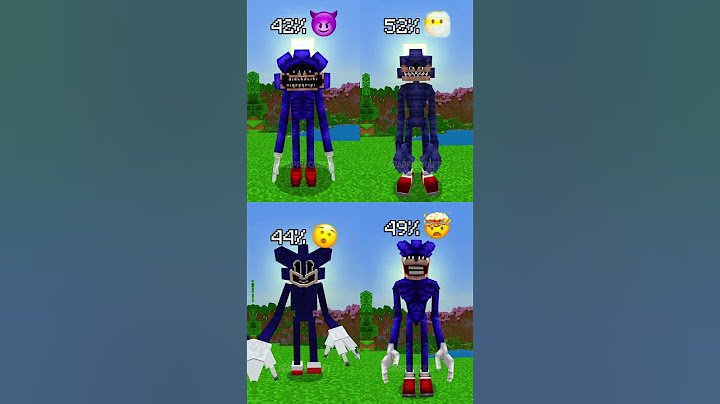 SHIN SONIC TAPES in MINECRAFT #minecraft #sonic