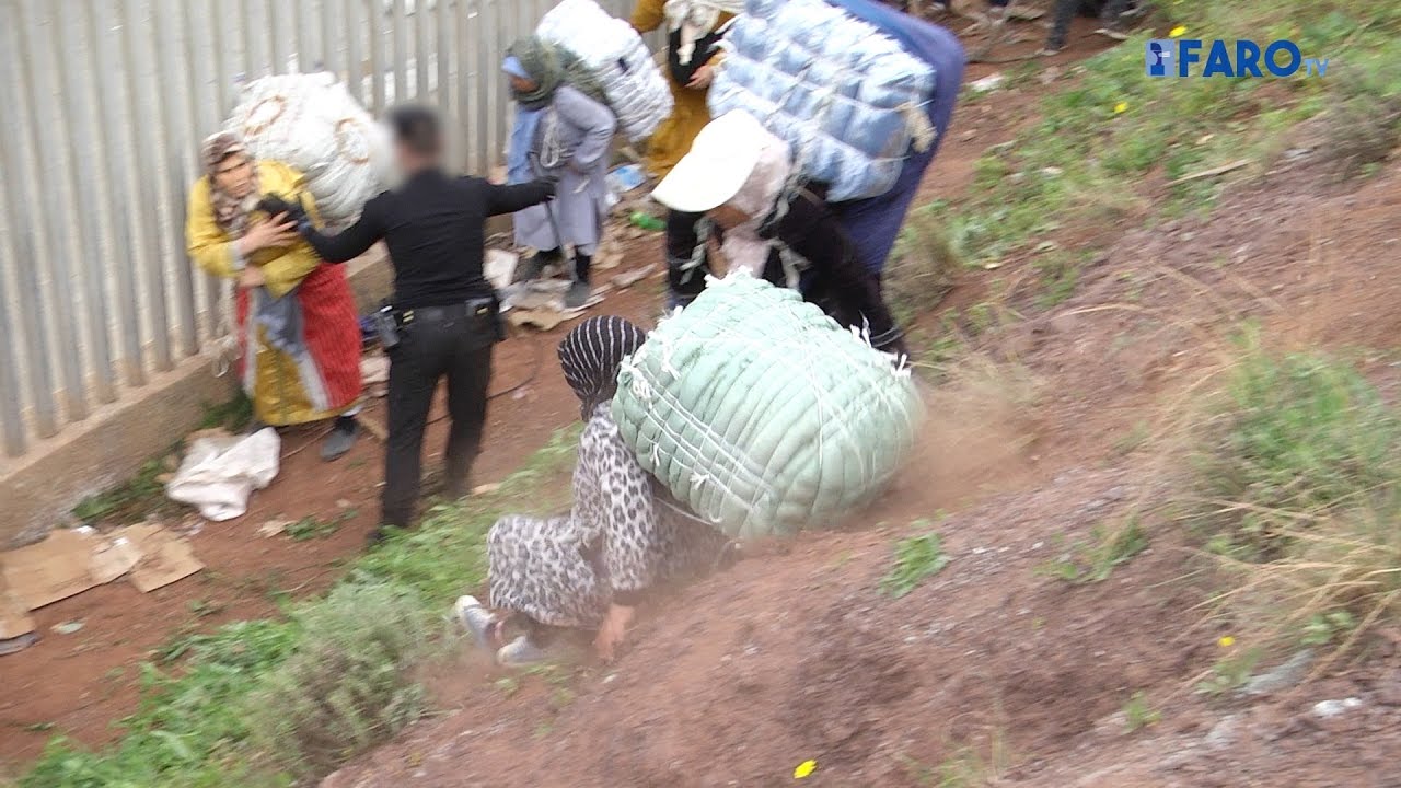 Una trampa imprevista para los porteadores hacia el 'Tarajal II'