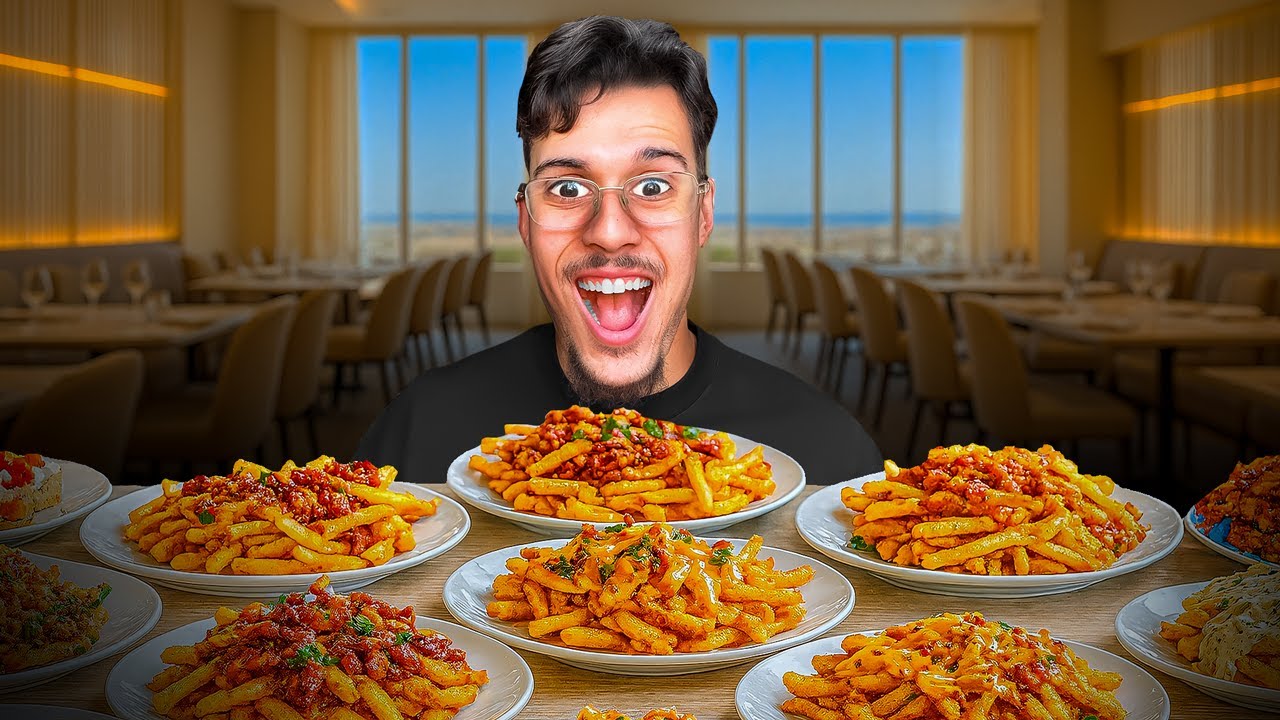 Я съел самую большую порцию картошки фри в Нидерландах.. 🤯🍟