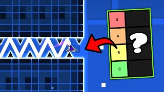 GEOMETRY DASH CHALLENGE TIER LIST is Actually PAINFUL...