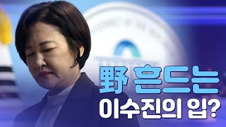 [뉴스야?!] 野 흔드는 이수진의 입?