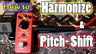 How to use a Harmonizer & Pitch Shifter w the Donner Harmonic Square