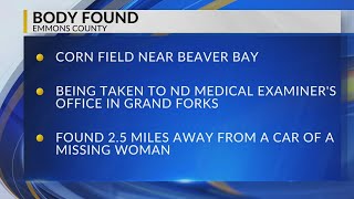 Woman's body discovered in Emmons County corn field