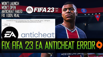 How To Fix FIFA 23 EA AntiCheat Error Failed To Updated  | NEW 2022!