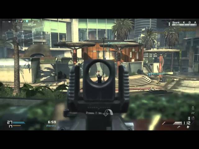 Playstation 4 Call of Duty: Ghosts Gameplay - 30-2 FFA on Strikezone (COD  Ghost PS4 Live Game Play) 