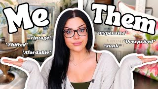 Who Can Make The Better Box!? | $155 Box VS. Thrifted, Vintage, Affordable Home Decor