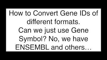 How to Convert Different Gene IDs in R 🧬