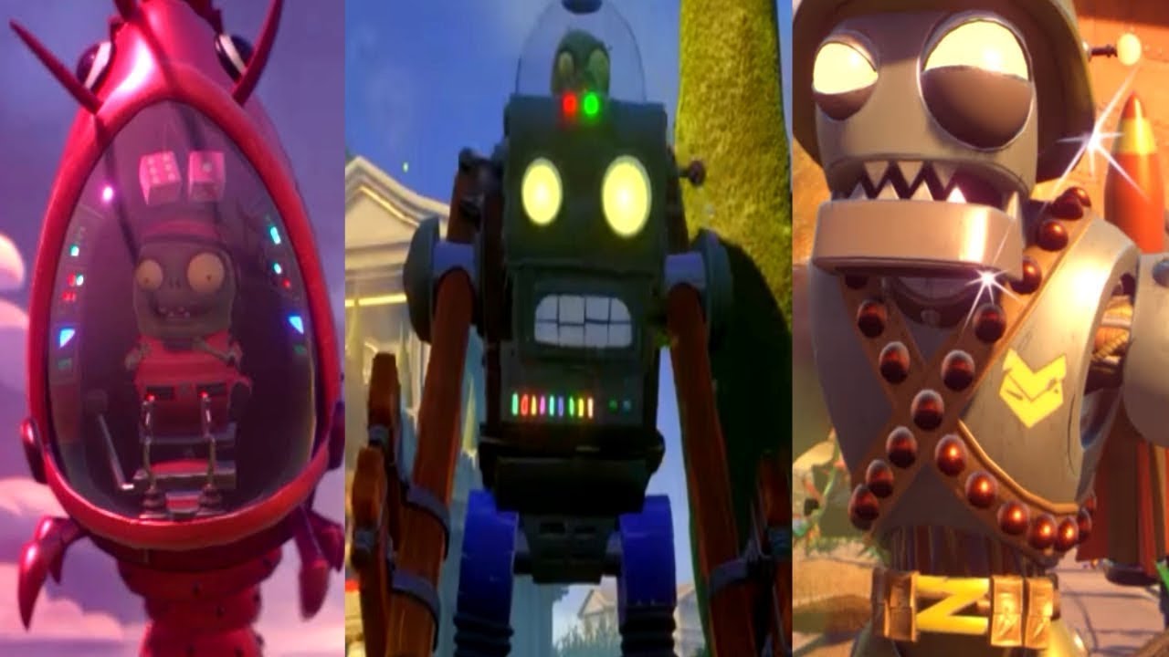 Plantes vs zombies garden warfare robot zomboss