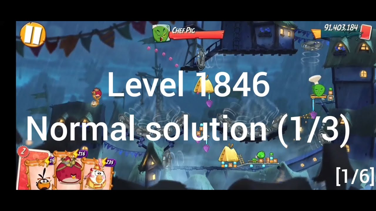 Angry Birds 2 level 1846