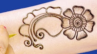 दिवाली के लिए बहुत सुंदर और आसान अरेबिक मेहँदी डिज़ाइन / Diwali Mehndi Design 566 मेहँदी डिज़ाइन