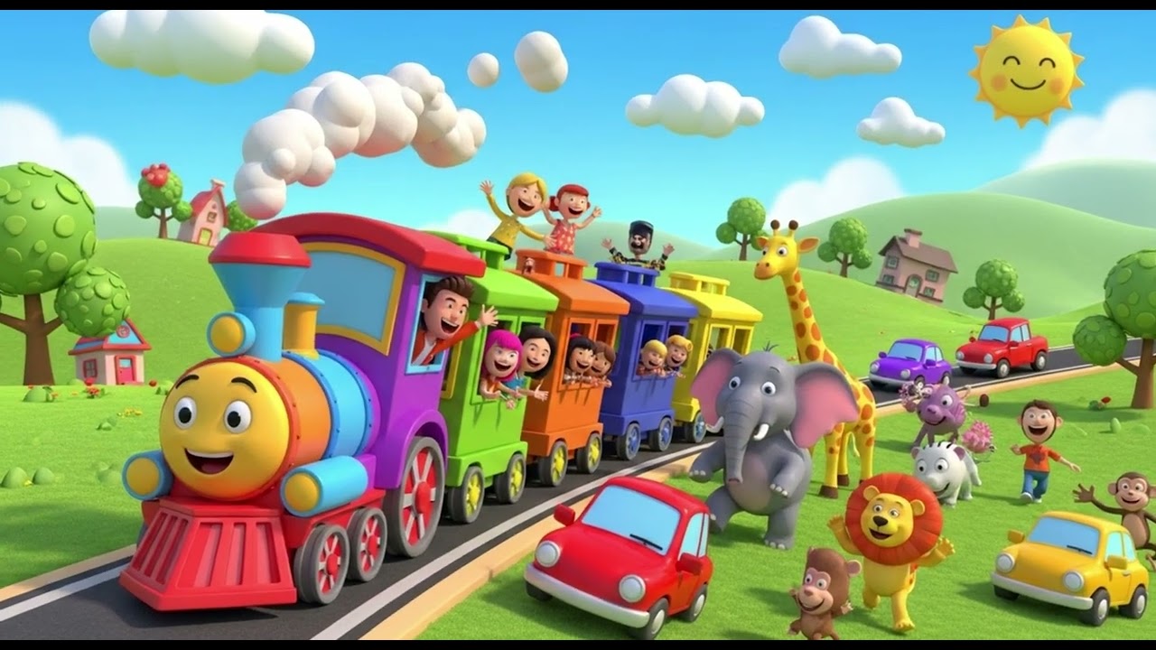 Rainbow Color Train Adventure