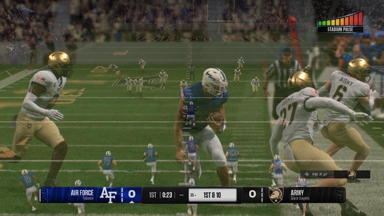 Army vs Air Force College Football 25 - YouTube