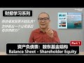 财报学习1: 资产负债表（股东基金/Shareholder Equity, Part 1）