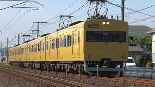 【4K】JR伯備線　普通列車115系電車　ｵｶG-03編成+ｵｶG-07編成