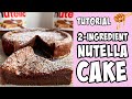 2ingredient nutella cake tutorial shorts