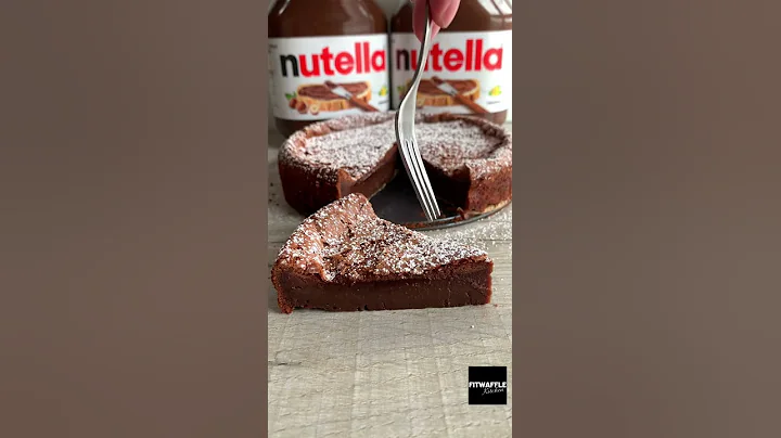 2-Ingredient Nutella Cake! tutorial #Shorts