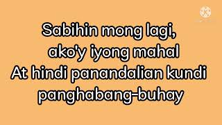 #SABiHIN MONG LAGI #lyrics  by : Men Oppose