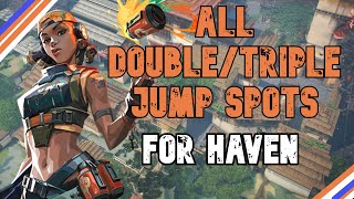 ALL RAZE DOUBLE/TRIPLE JUMP SPOTS FOR MAP HAVEN - Valorant
