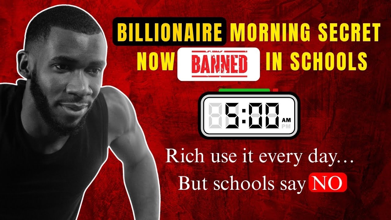 Billionaire Morning Routine That's BANNED in Schools (Life Changing ...