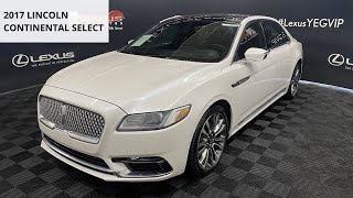 2017 Lincoln Continental Select | AWD