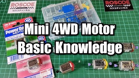 Mini 4WD Motor Basic Knowledge 【ミニ四駆】Tamiya Mini 4WD #61