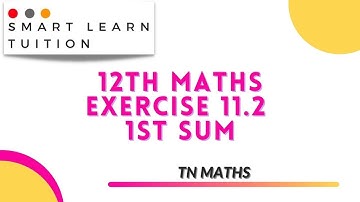 12th Maths Exercise 11.2 1st sum | Probability Distributions