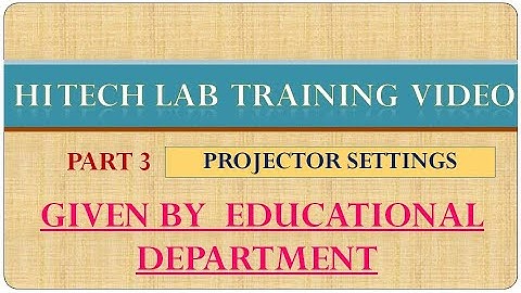 HI TECH LAB - PROJECTOR