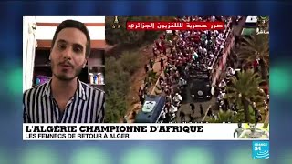 Liesse formidable à Alger : Les Fennecs de retour en Algérie avec la Coupe d'Afrique des nations