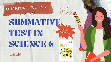 SUMMATIVE TEST in SCIENCE 6  with Explanation ll Quarter 1