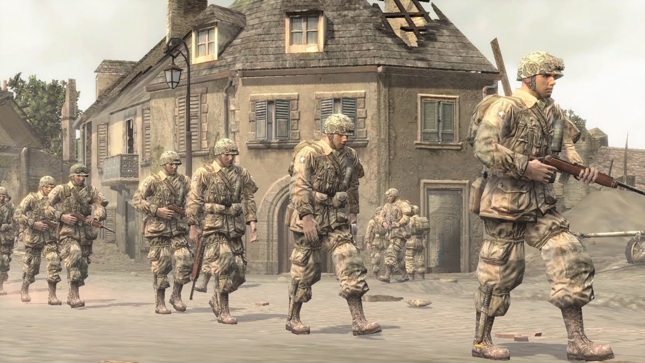 WW2 - Normandy - Carentan Counterattack - Company of Heroes - YouTube