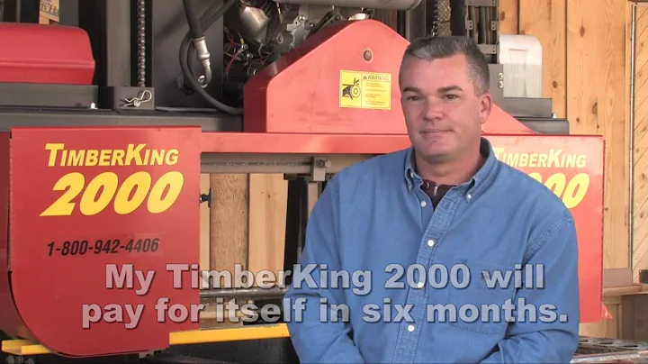 TimberKing Portable Sawmill Model 2000 Owner Jason...