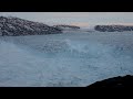Greenland glacier calves in rarely seen event