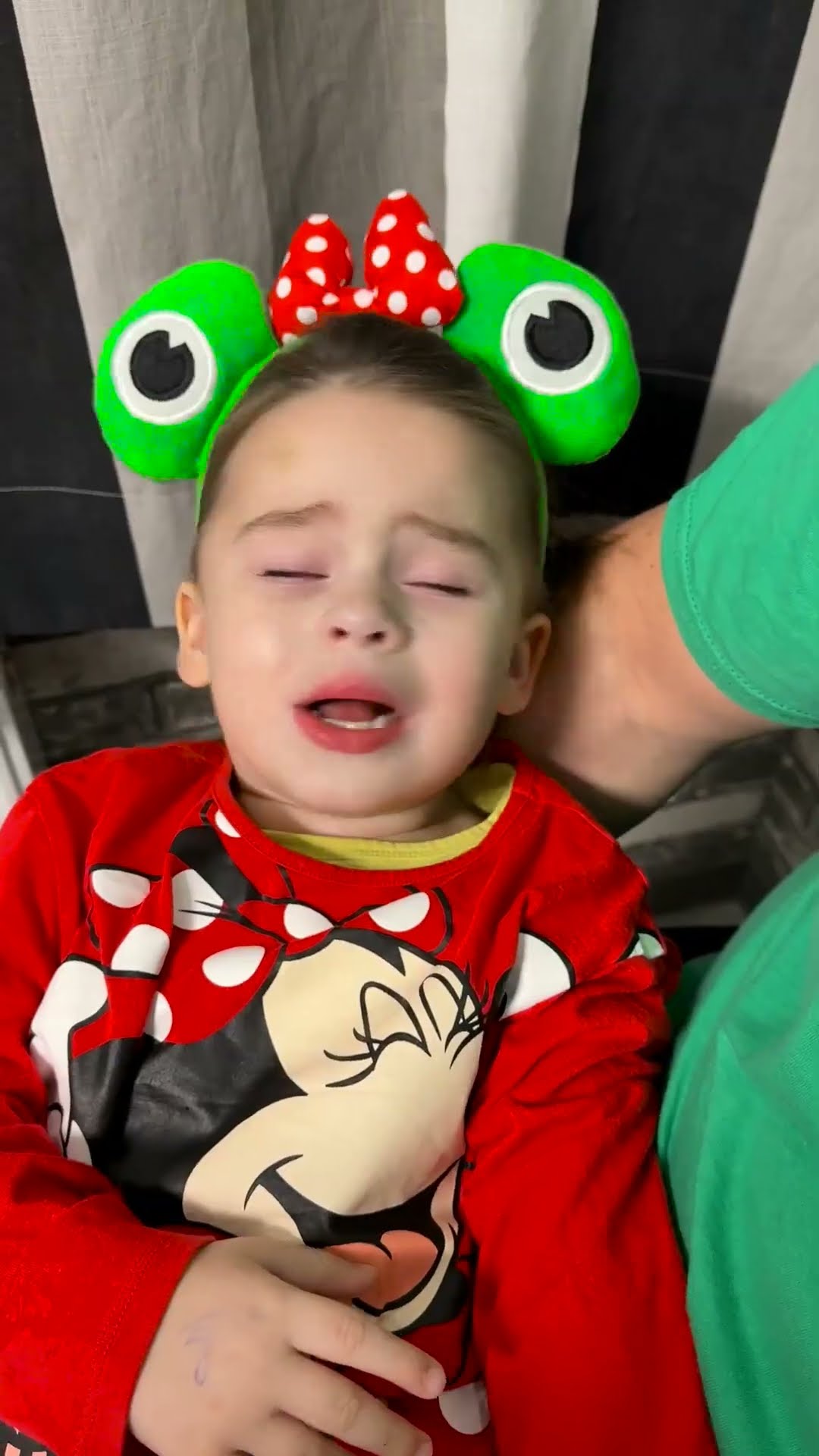Look why baby started crying ????❤️???
