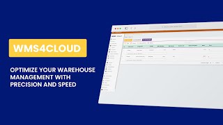 WMS4Cloud Optimize Your Warehouse Management with Precision and Speed