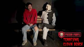 Terrifying Clown Bench Halloween Photo-Op