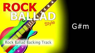 Rock Ballad Guitar Backing Track G#m Bpm 80 Highest Quality chords