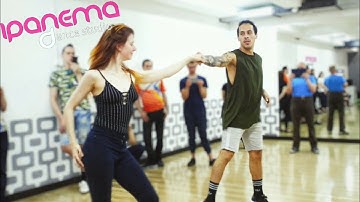 Carlos Oliveira and Evgenia Stecenko. Zouk demo. (Try)