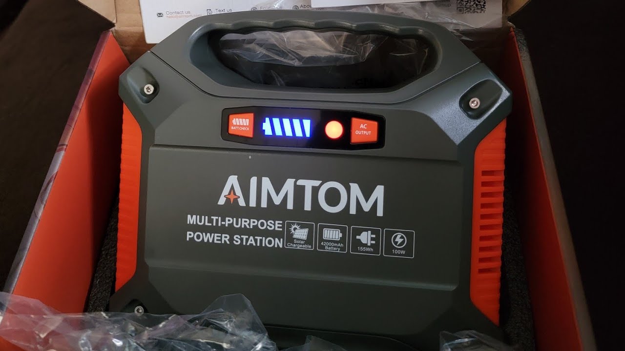 AIMTOM & Jackery Portable Power Station - YouTube